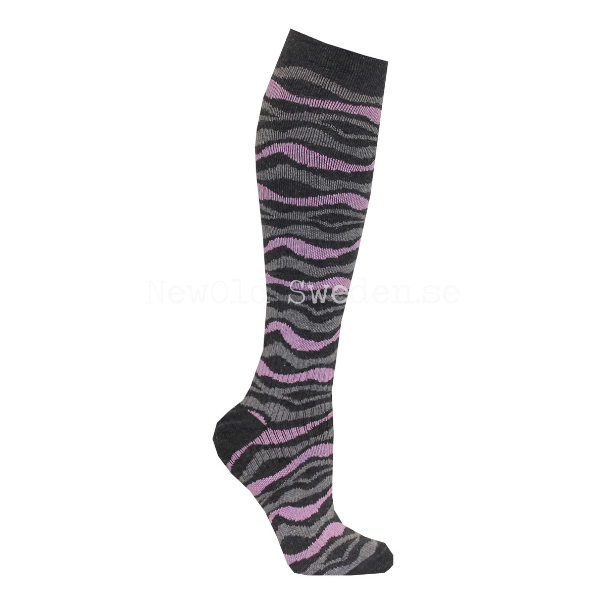 Stödstrumpa Zebra Pink 36-40 - ST04