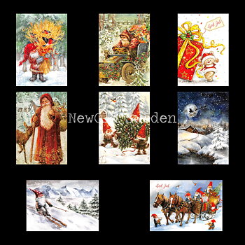 Julkort Nostalgi 8-pack - 88