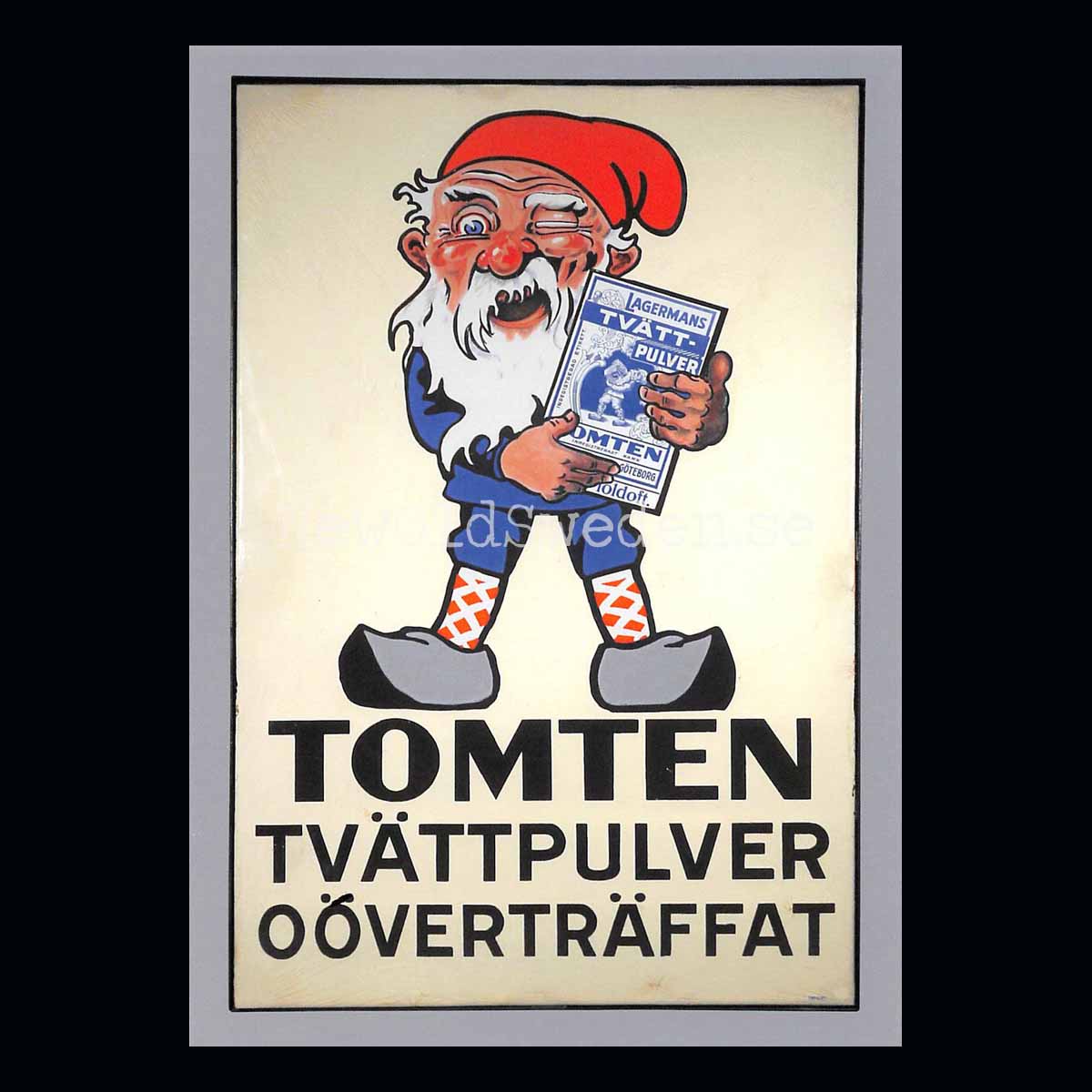TOMTEN Tvättpulver - Vykort A5