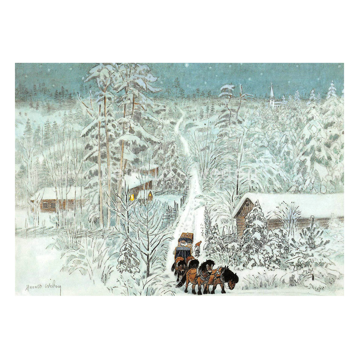 Lille Viggs julafton - Byvägen - Harald Wiberg - 750 - 2