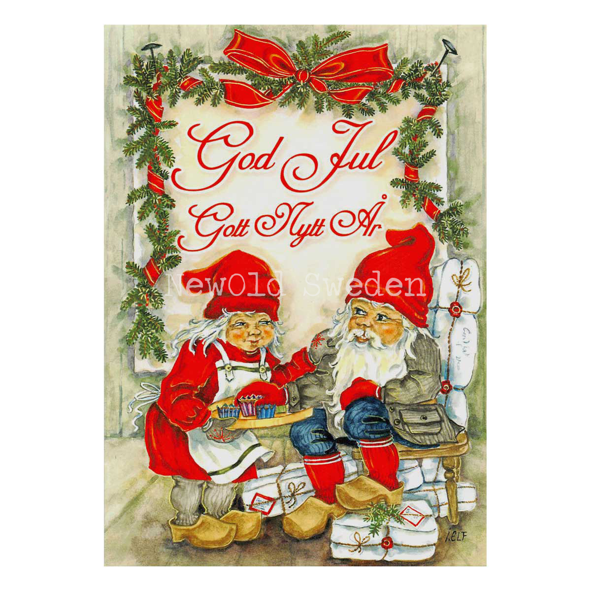 Knäck - God Jul & Gott Nytt År - Ingrid Elf - 1014 - 4