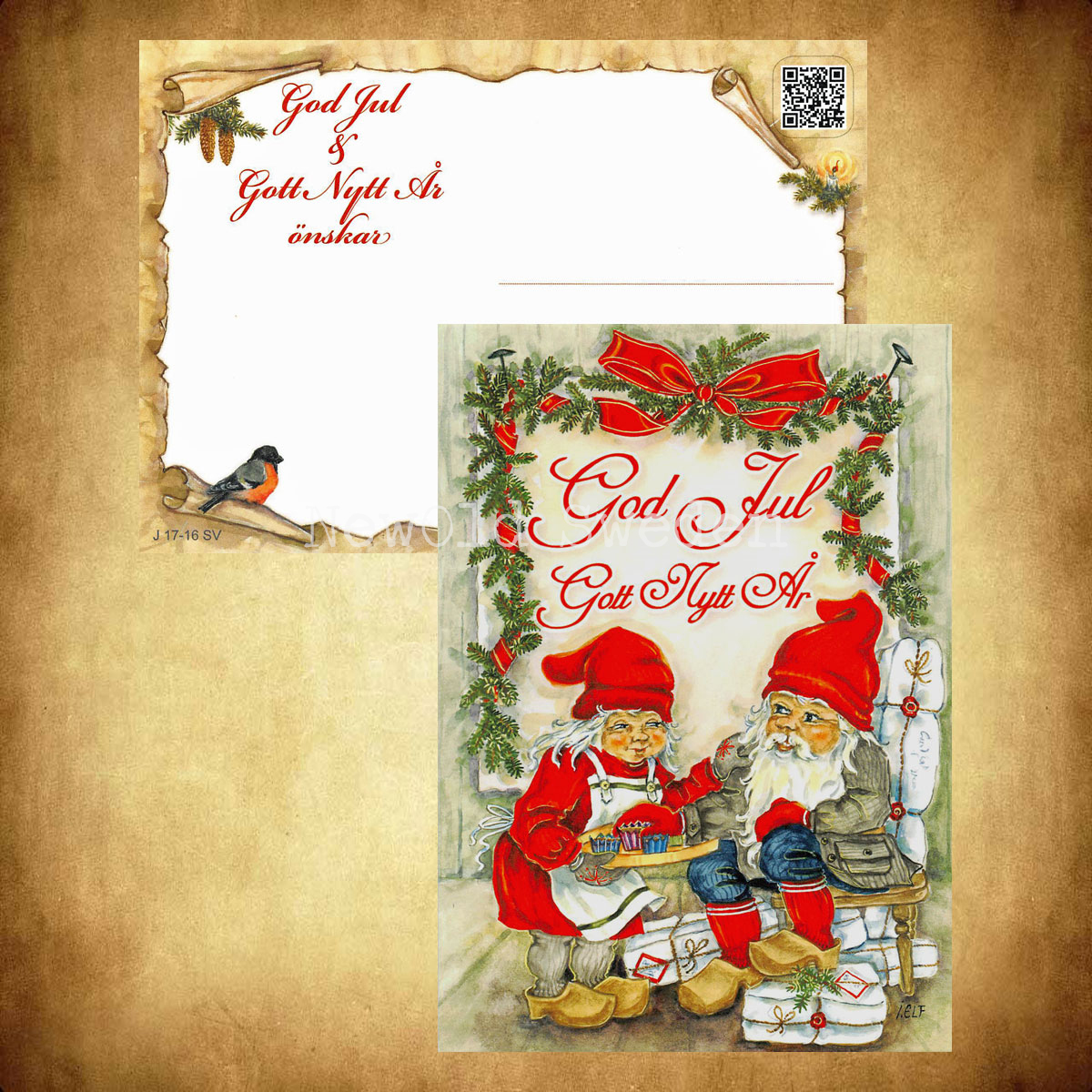 Knäck - God Jul & Gott Nytt År - Ingrid Elf - 1014 - 3