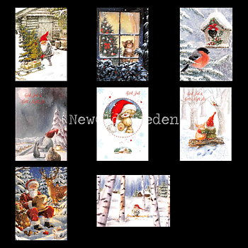 Julkort Nostalgi 8-pack - 33