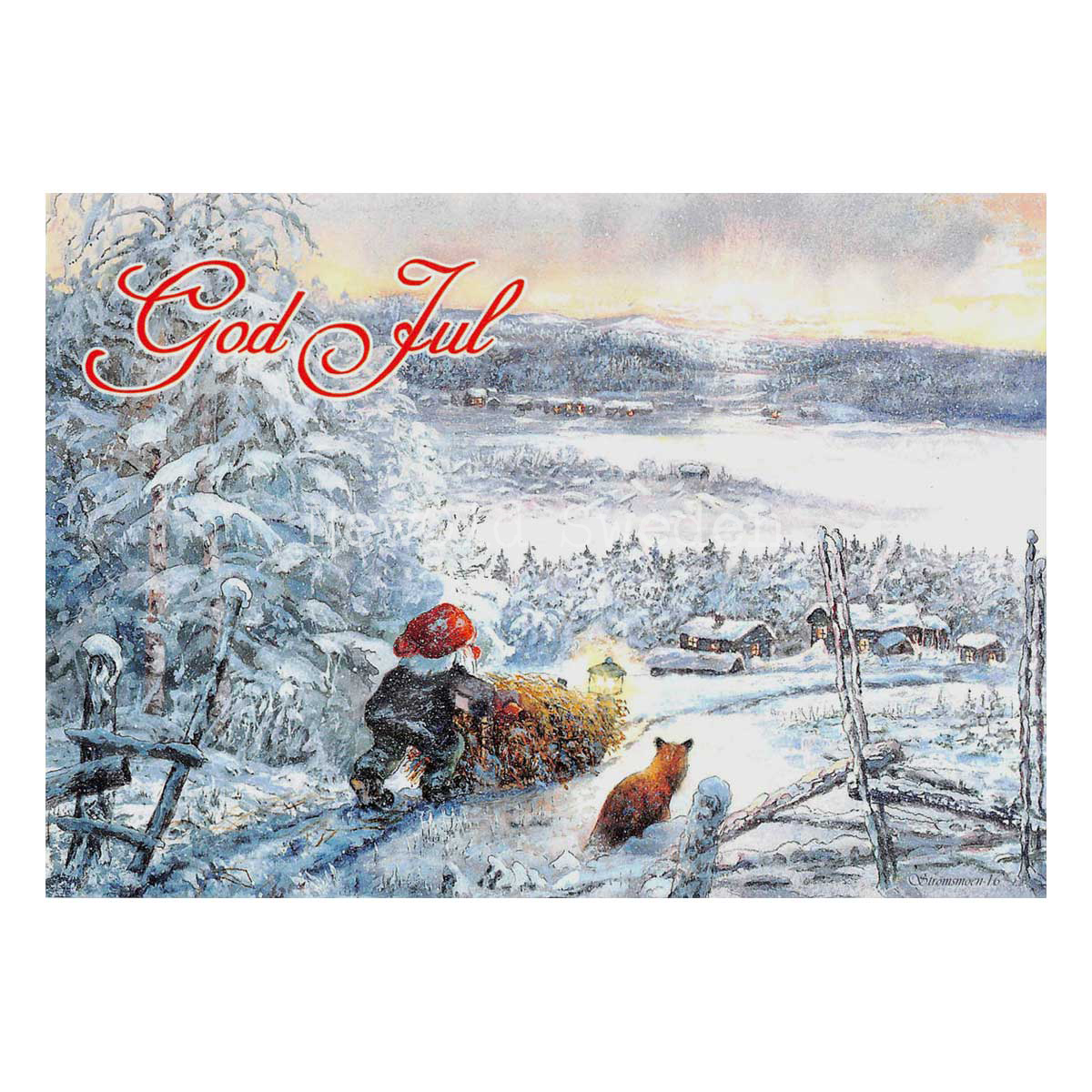 Tomten och räven - God Jul - Kjell Strömsmoen - 1014 - 4