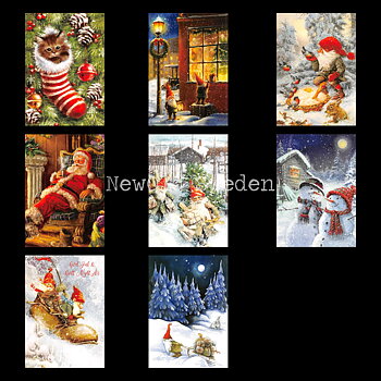 Julkort Nostalgi 8-pack - 22
