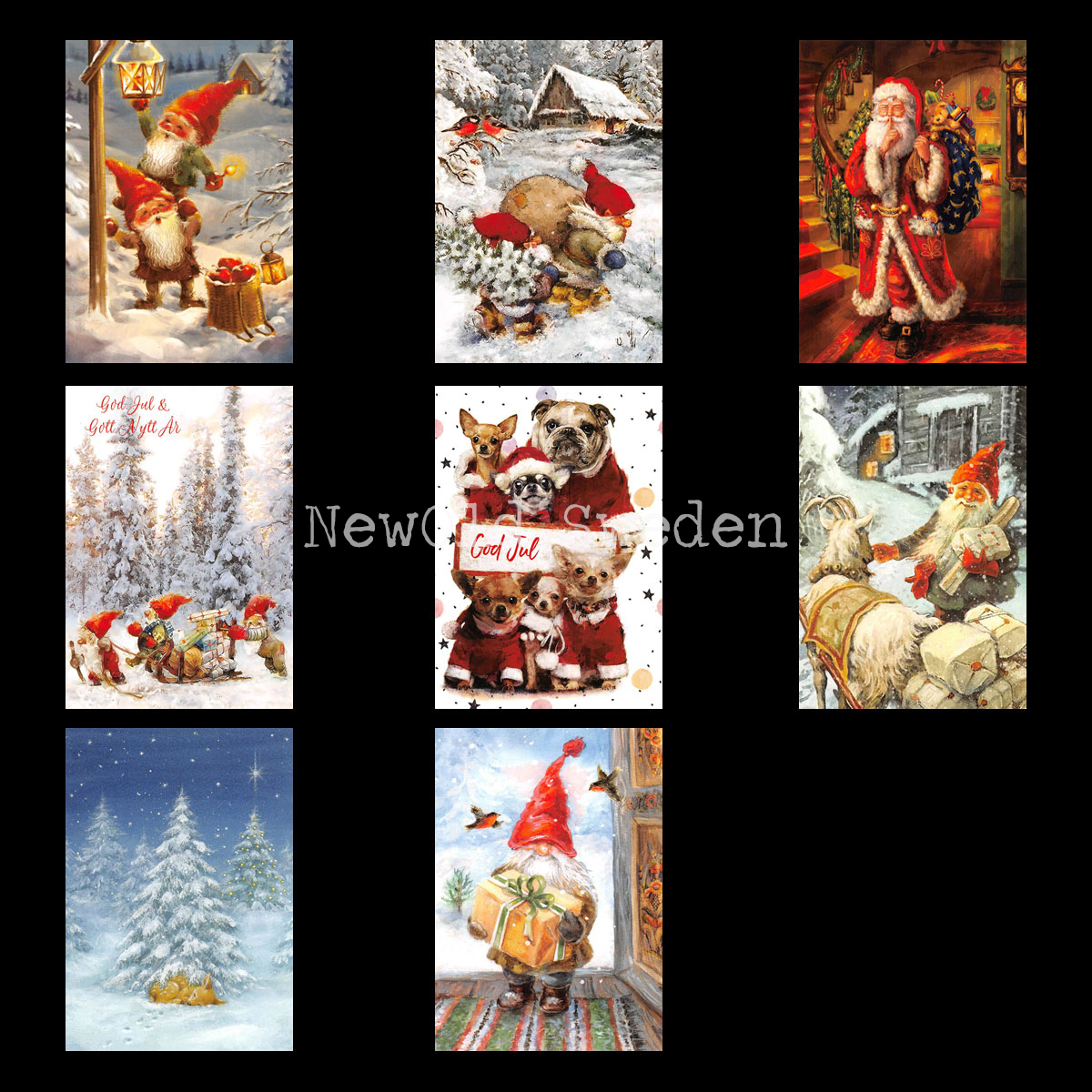 Julkort Nostalgi 8-pack - 11