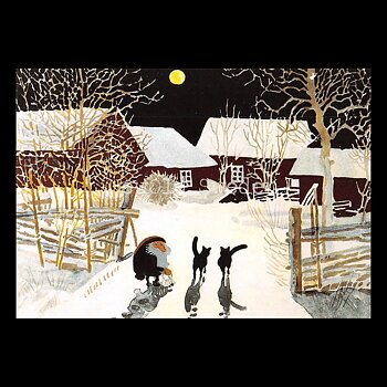 Tomten månsken - Harald Wiberg - 750