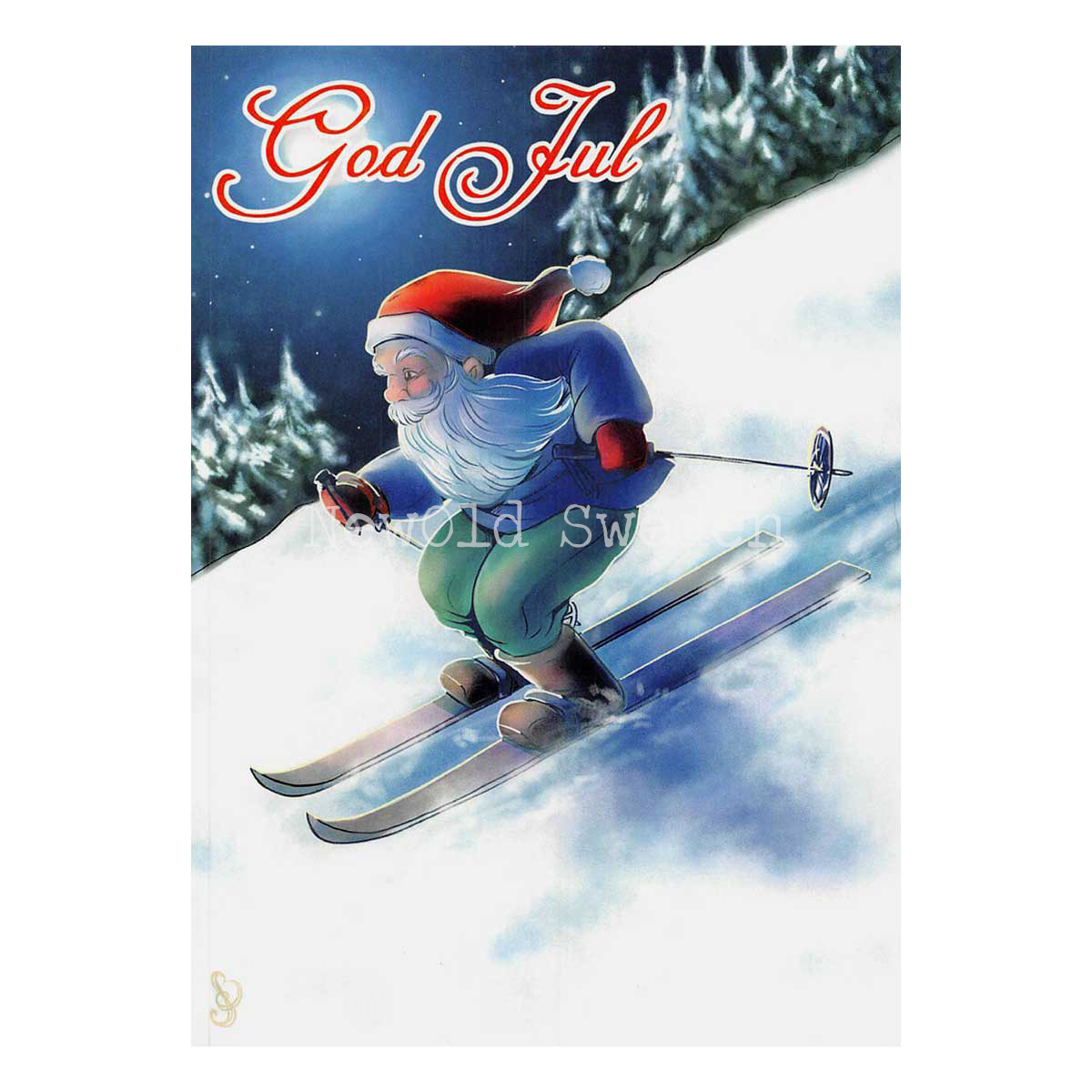 Skidåkning - God Jul - Sara Berntsson - 1013 - 4