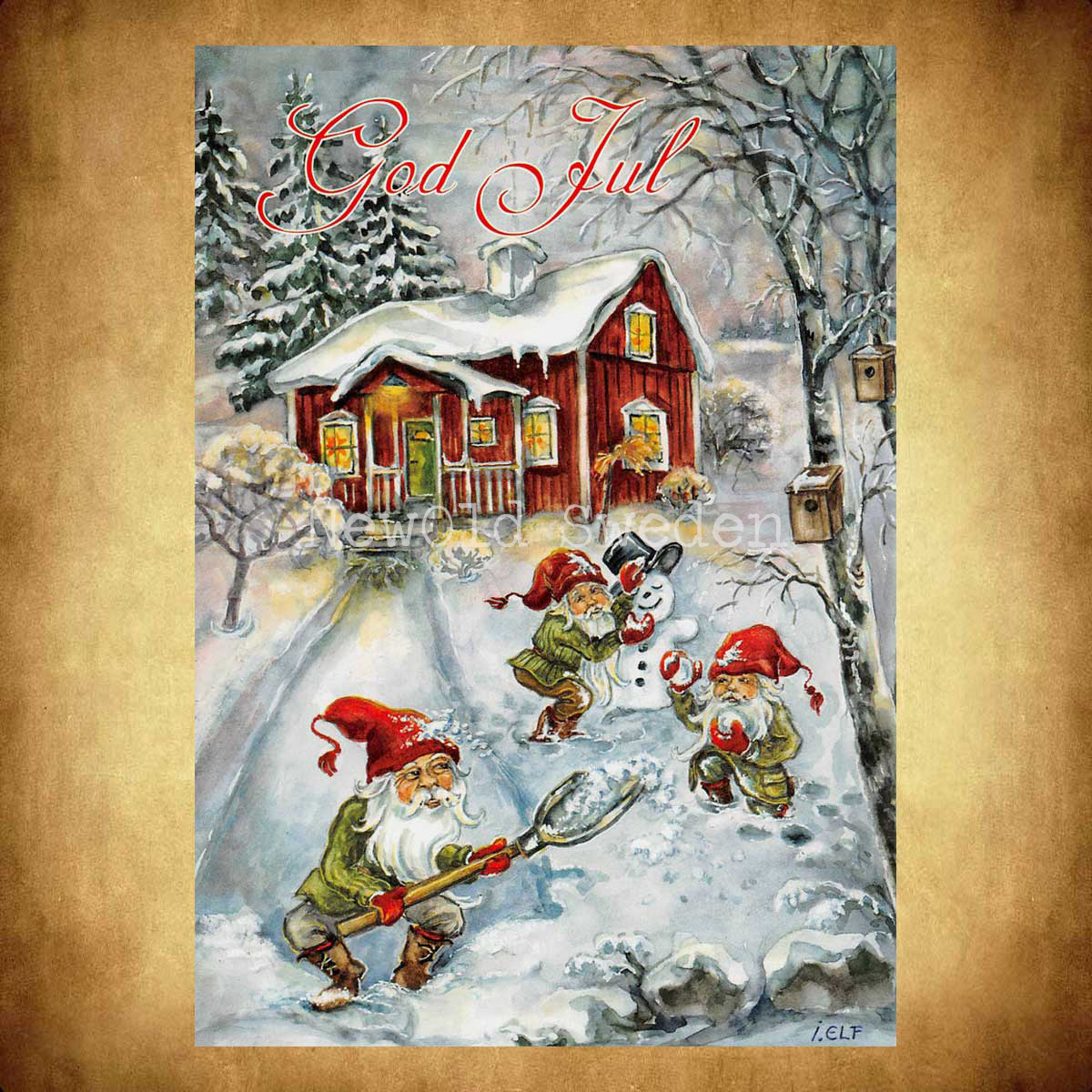Nytta å nöje - God Jul - Ingrid Elf - 1012 - 2