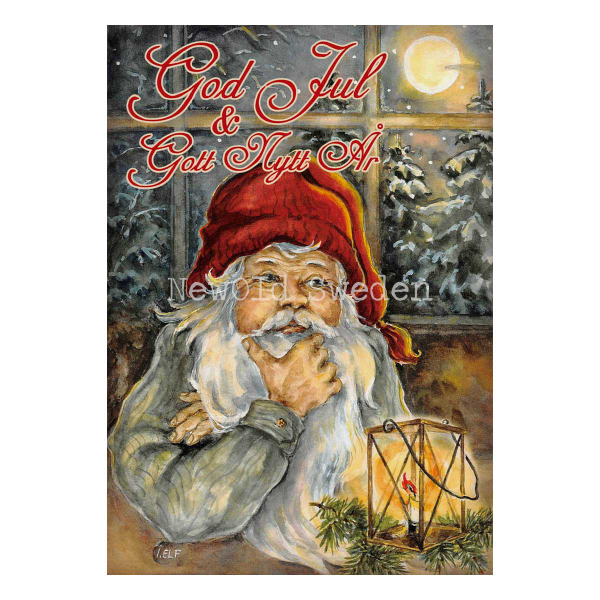 God Jul & Gott Nytt År - Ingrid Elf - 1011 - 8