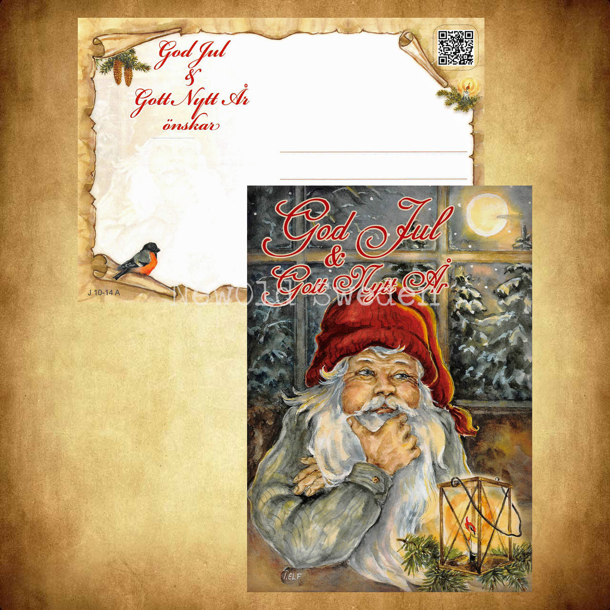 God Jul & Gott Nytt År - Ingrid Elf - 1011 - 5