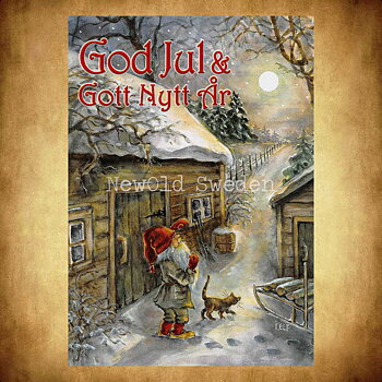 Fullmåne - God Jul & Gott Nytt År - Ingrid Elf - 1011