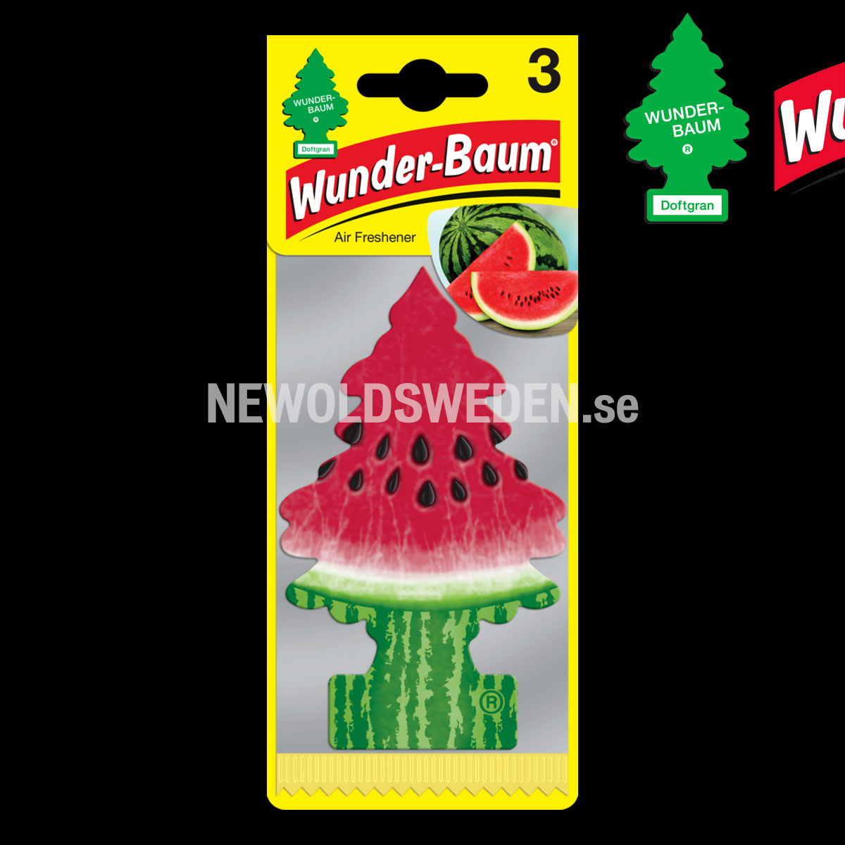 WATERMELON 3-PACK Doftgran Wunder-Baum