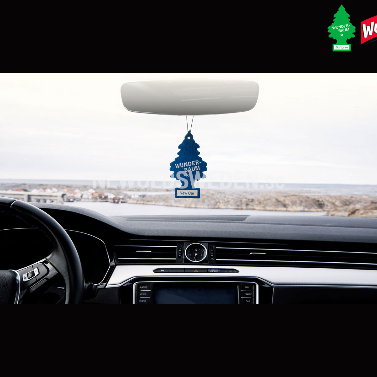 NEW CAR SCENT 3-PACK Doftgran Wunder-Baum - 3