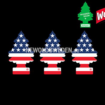 STARS´N STRIPES 3-PACK Doftgran Wunder-Baum