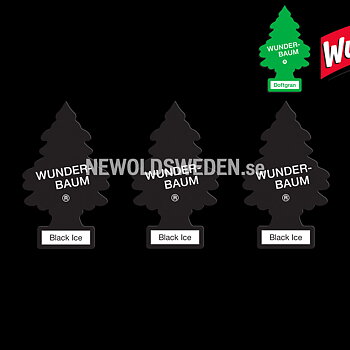 BLACK ICE 3-PACK Doftgran Wunder-Baum