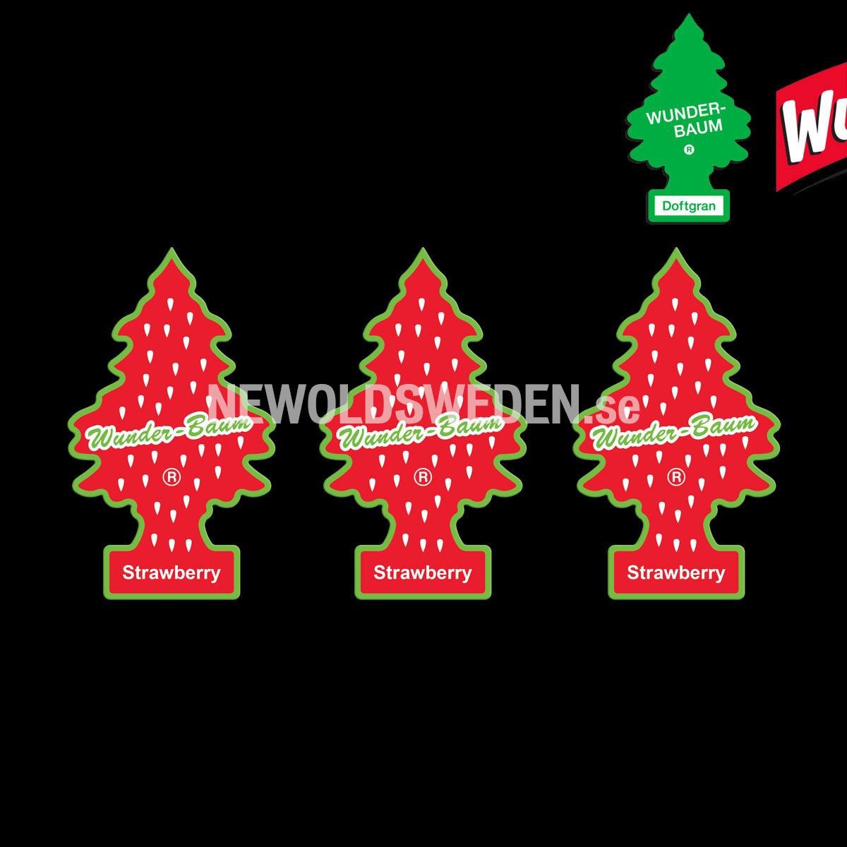 STRAWBERRY 3-PACK Doftgran Wunder-Baum - 2