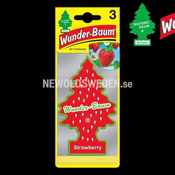 STRAWBERRY 3-PACK Doftgran Wunder-Baum