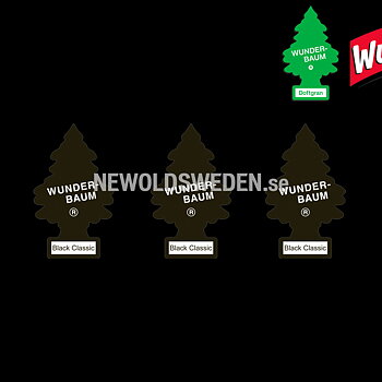 BLACK CLASSIC 3-PACK Doftgran  Wunder-Baum