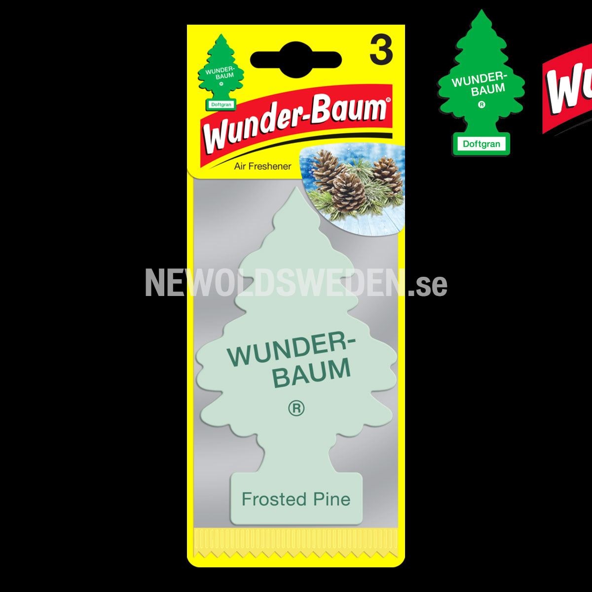 FROSTED PINE 3-PACK Doftgran  Wunder-Baum