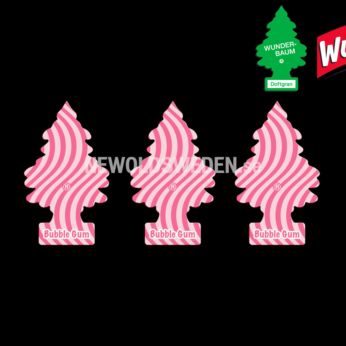 BUBBLE GUM 3-PACK Doftgran Wunder-Baum - 2