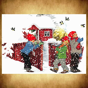 Jul i Bullerbyn - Se det snöar - 100