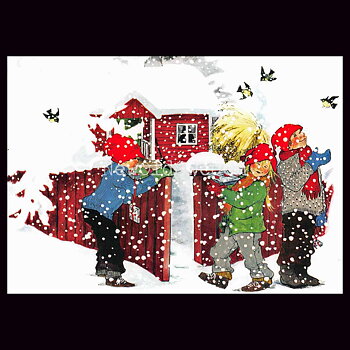 Jul i Bullerbyn - Se det snöar - 100