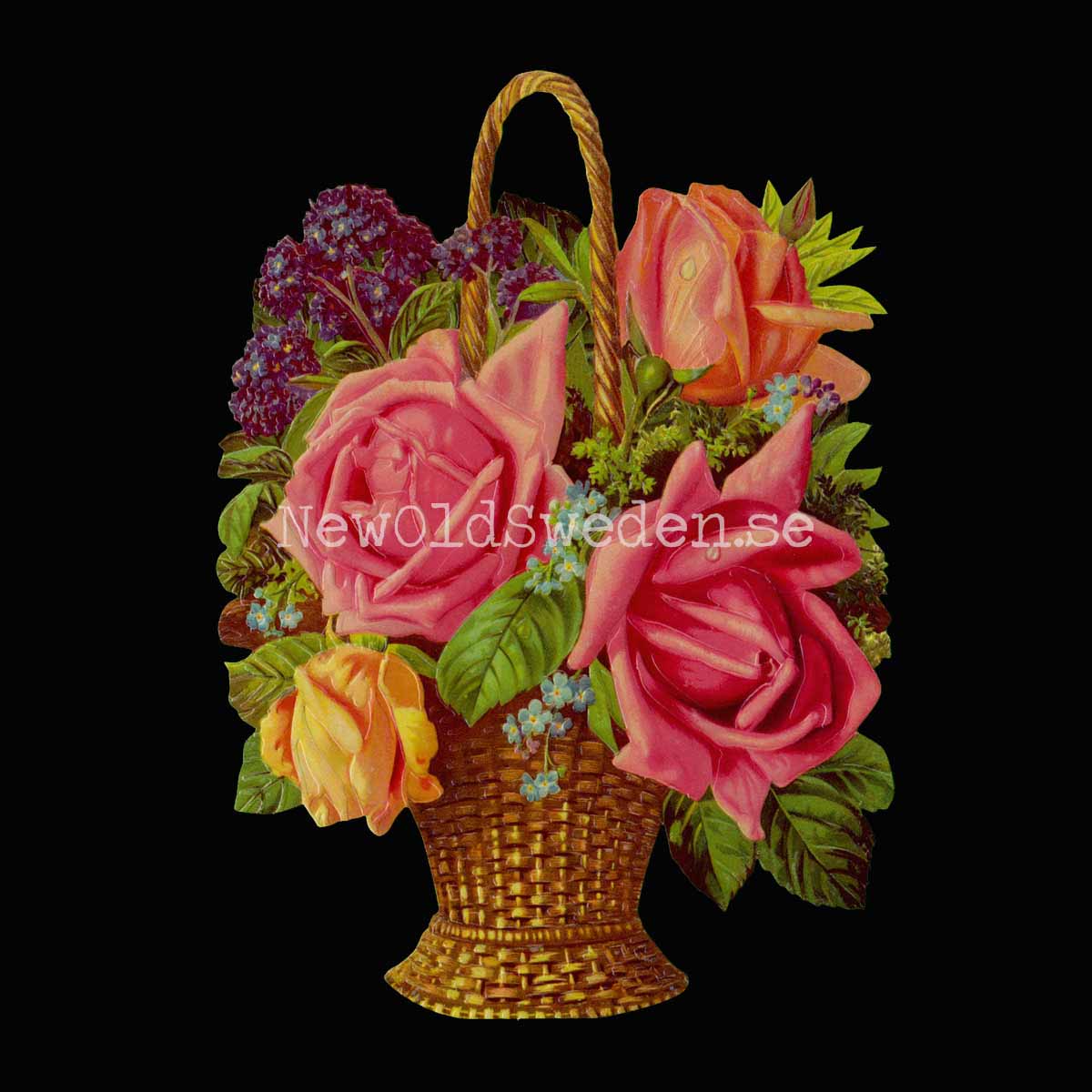 Bouquet of Roses 11.5x16 cm - Bokmärke © Ernst Freihoff 5091