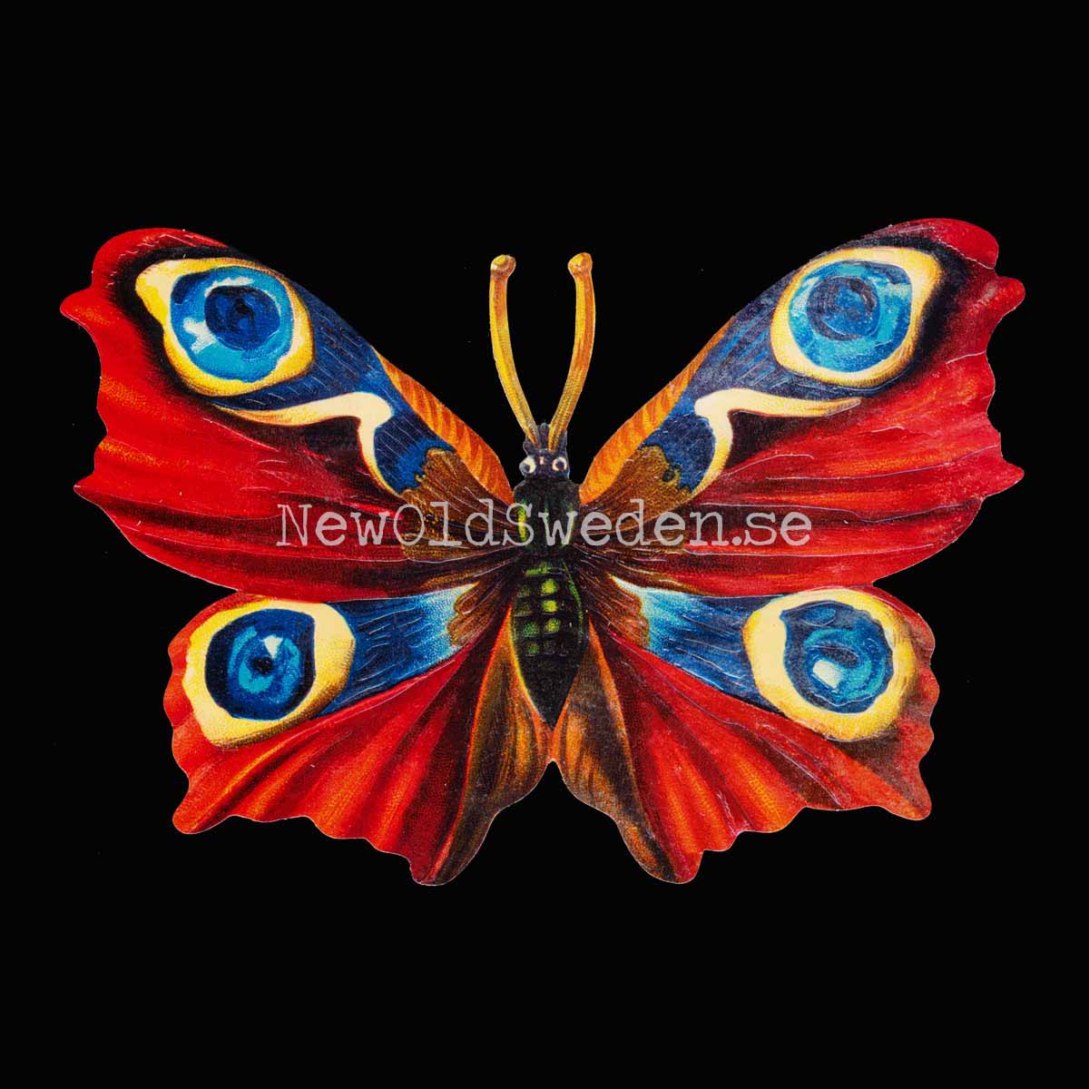 Red Butterfly 16.5x10.5 cm - Bokmärke © Ernst Freihoff 5099