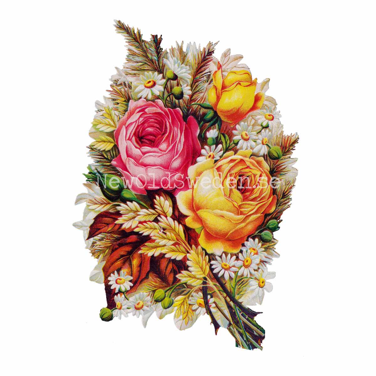 Bouquet of Roses 12x17.5 cm - Bokmärke © Ernst Freihoff 5106 - 3
