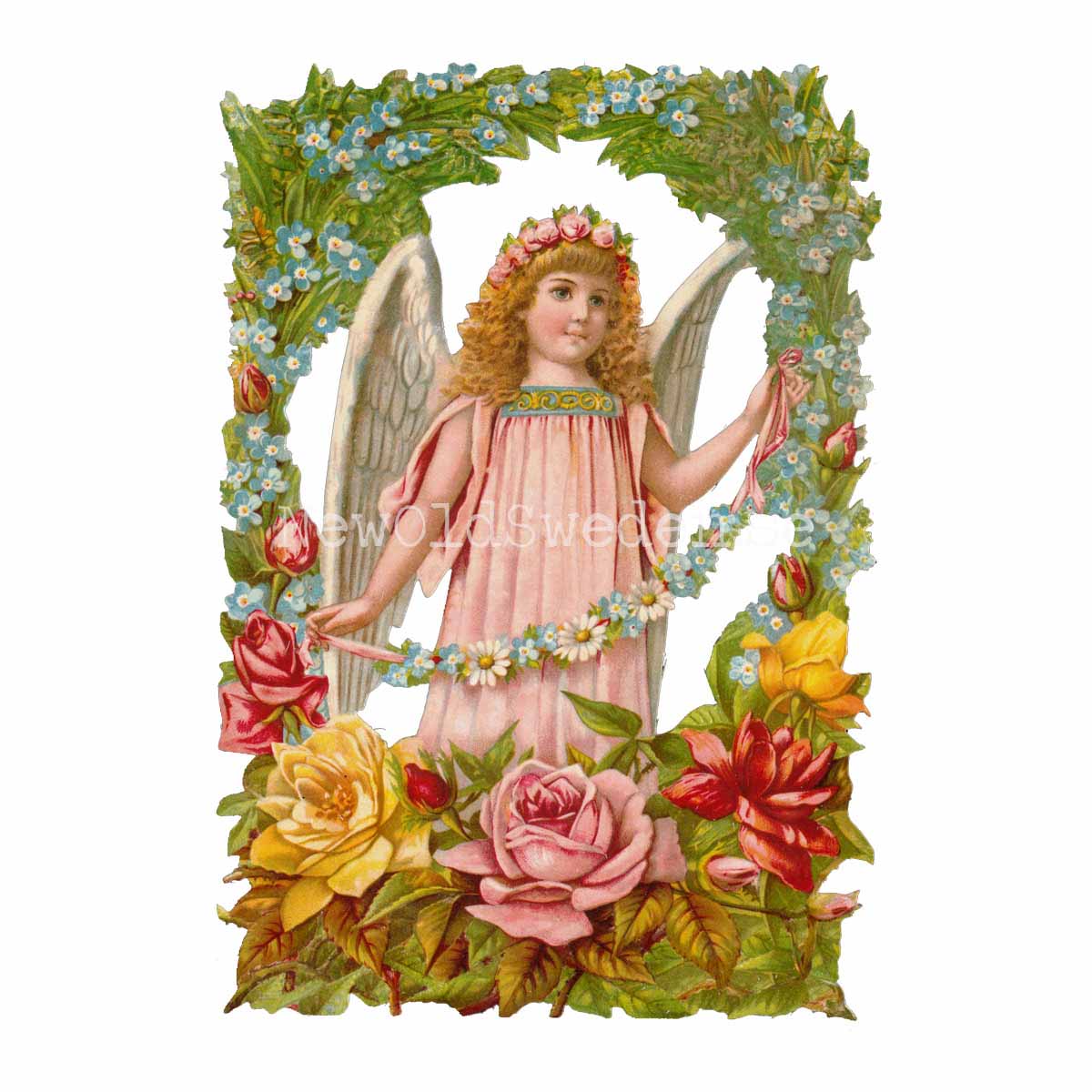 Pink Angel 11x16 cm - Bokmärke © Ernst Freihoff 5109 - 3