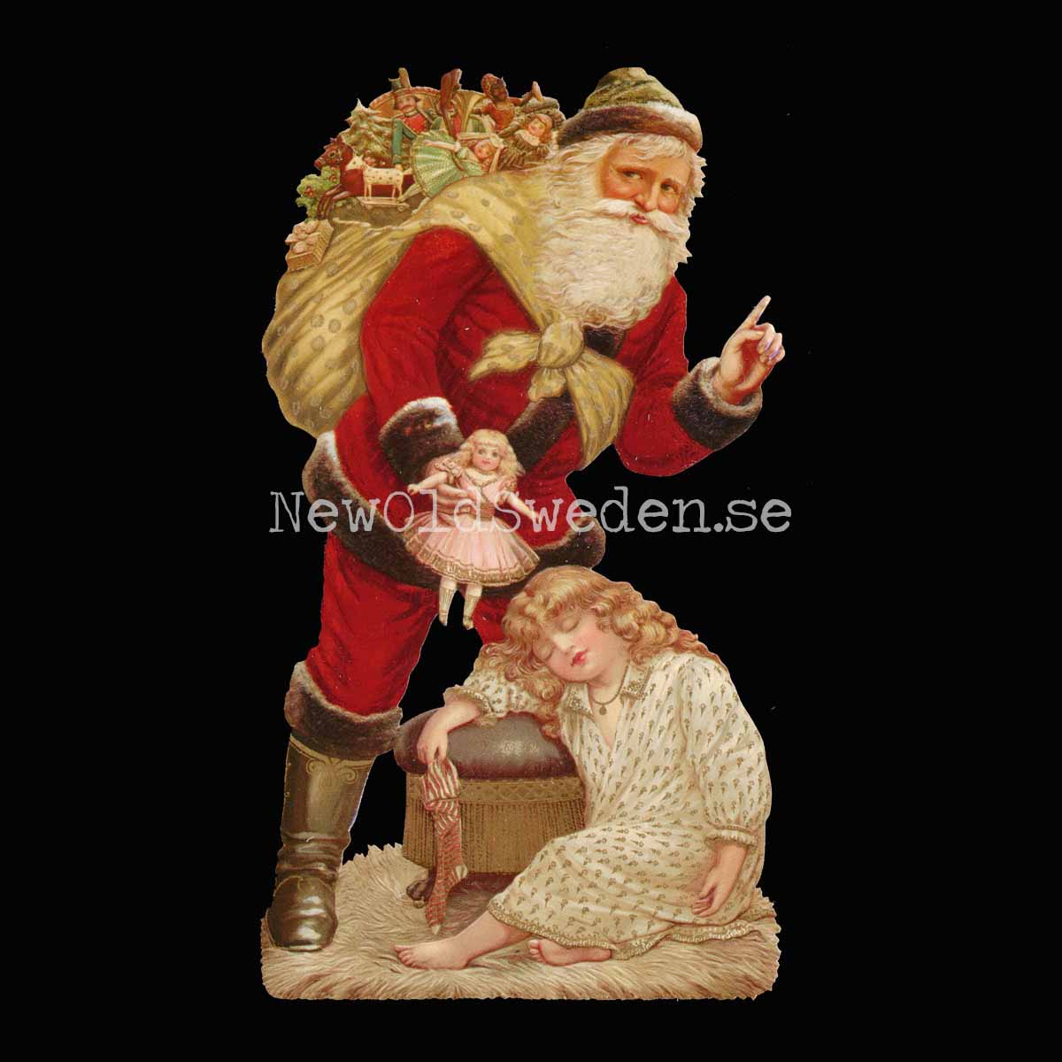 Santa with Child 90x16.5 cm - Bokmärke © Ernst Freihoff 5118