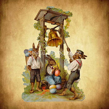 Easter 11x16.5 cm - Bokmärke © Ernst Freihoff 5173