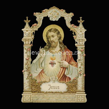 Jesus 12x16.5 cm - Bokmärke © Ernst Freihoff 5145