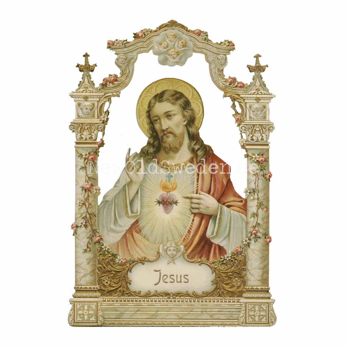 Jesus 12x16.5 cm - Bokmärke © Ernst Freihoff 5145 - 3
