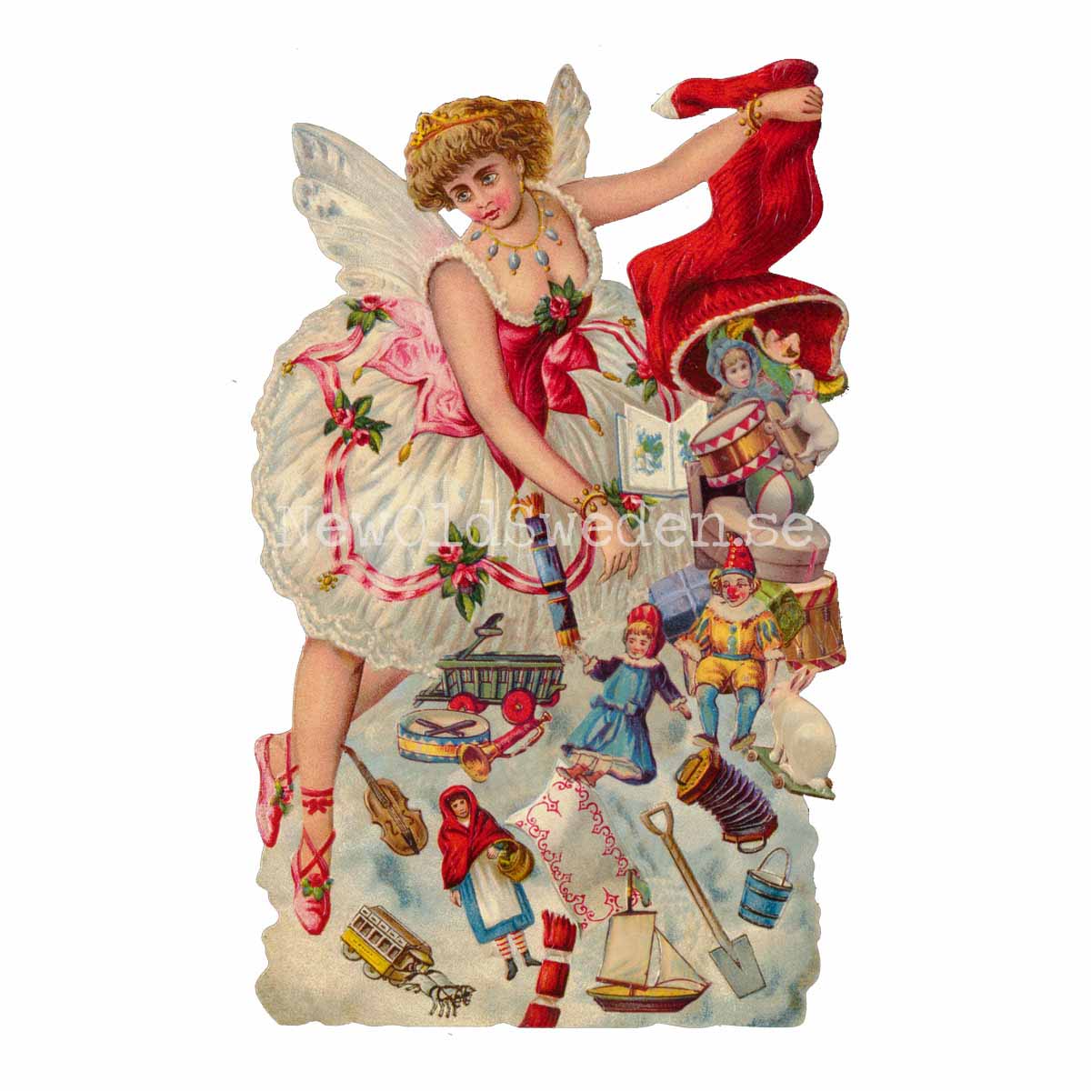 Christmas Elf 10.5x16.5 cm - Bokmärke © Ernst Freihoff 5149 - 3