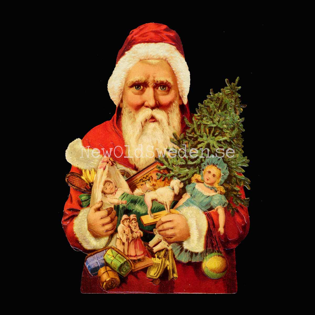 Father Christmas (red) 11x16.5 cm - Bokmärke © Ernst Freihoff 5150