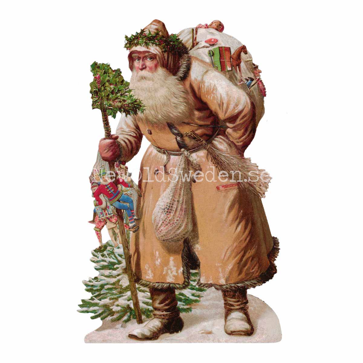 Father Christmas 10.5x16.5 cm - Bokmärke © Ernst Freihoff 5164 - 3
