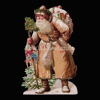 Father Christmas 10.5x16.5 cm - Bokmärke © Ernst Freihoff 5164