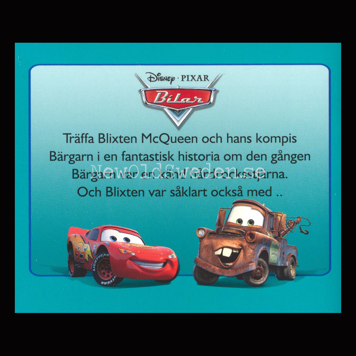 BILAR PIXAR CARS - DISNEY MINIBÖCKER - MB207 - 3