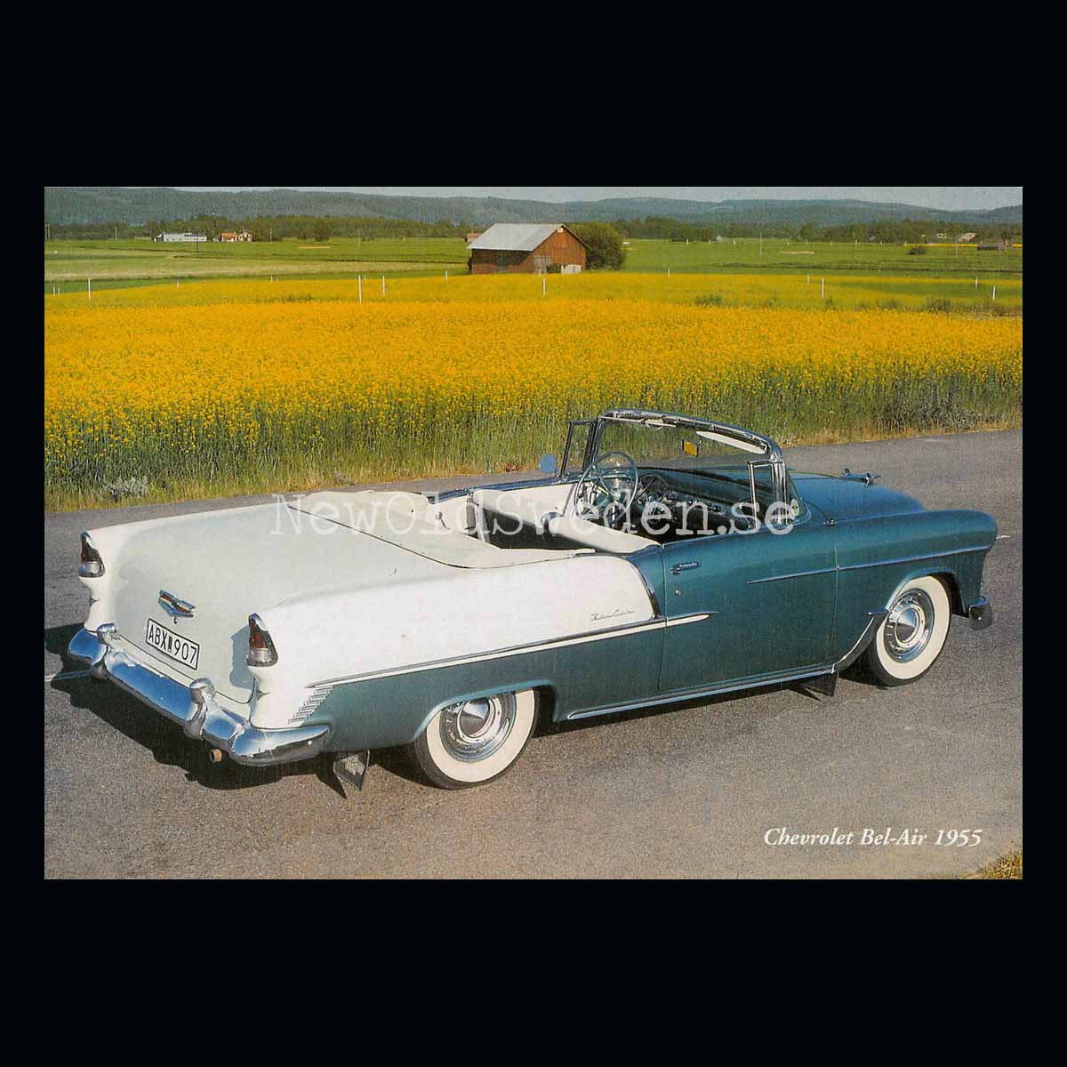 Chevrolet Bel-Air 1955 - Vykort A5