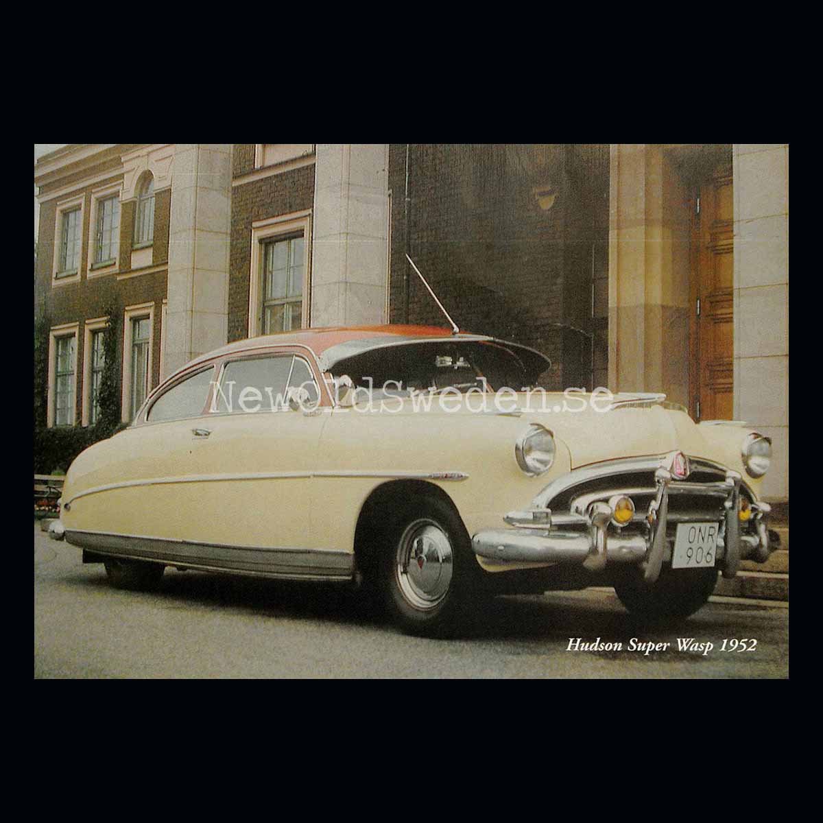 Hudson Super Wasp 1953 - Vykort A5