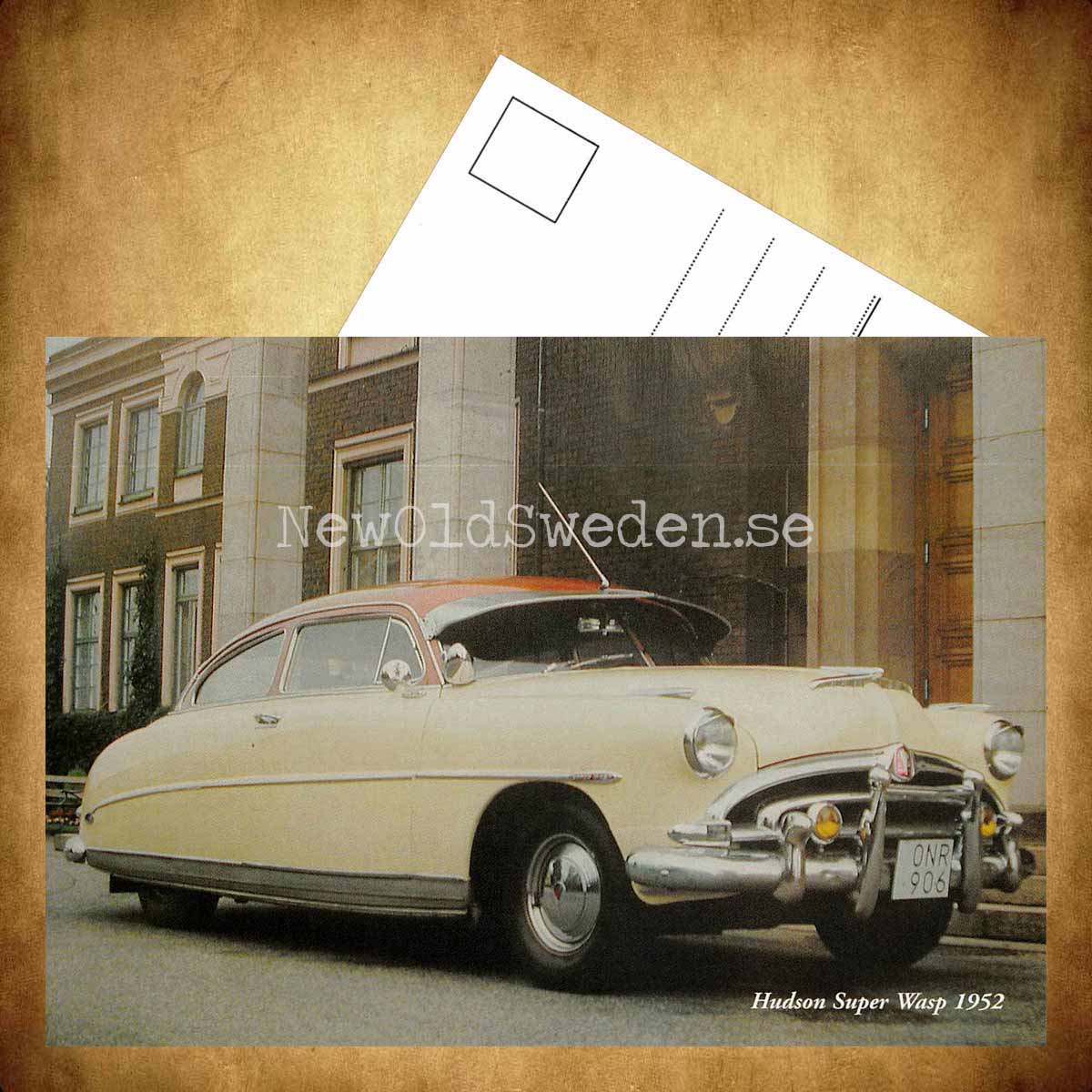 Hudson Super Wasp 1953 - Vykort A5 - 3