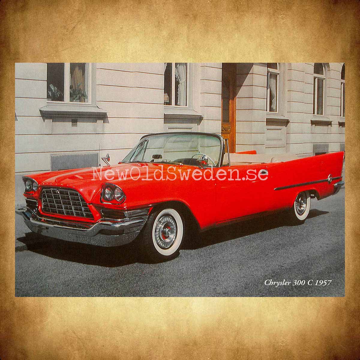 Chrysler 300 C 1957 - Vykort A5 - 2