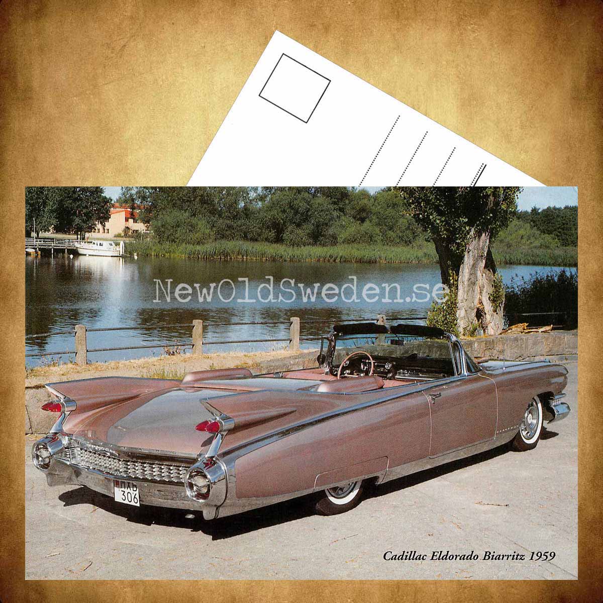 Cadillac Eldorado Biarritz 1959 - Vykort A5 - 3