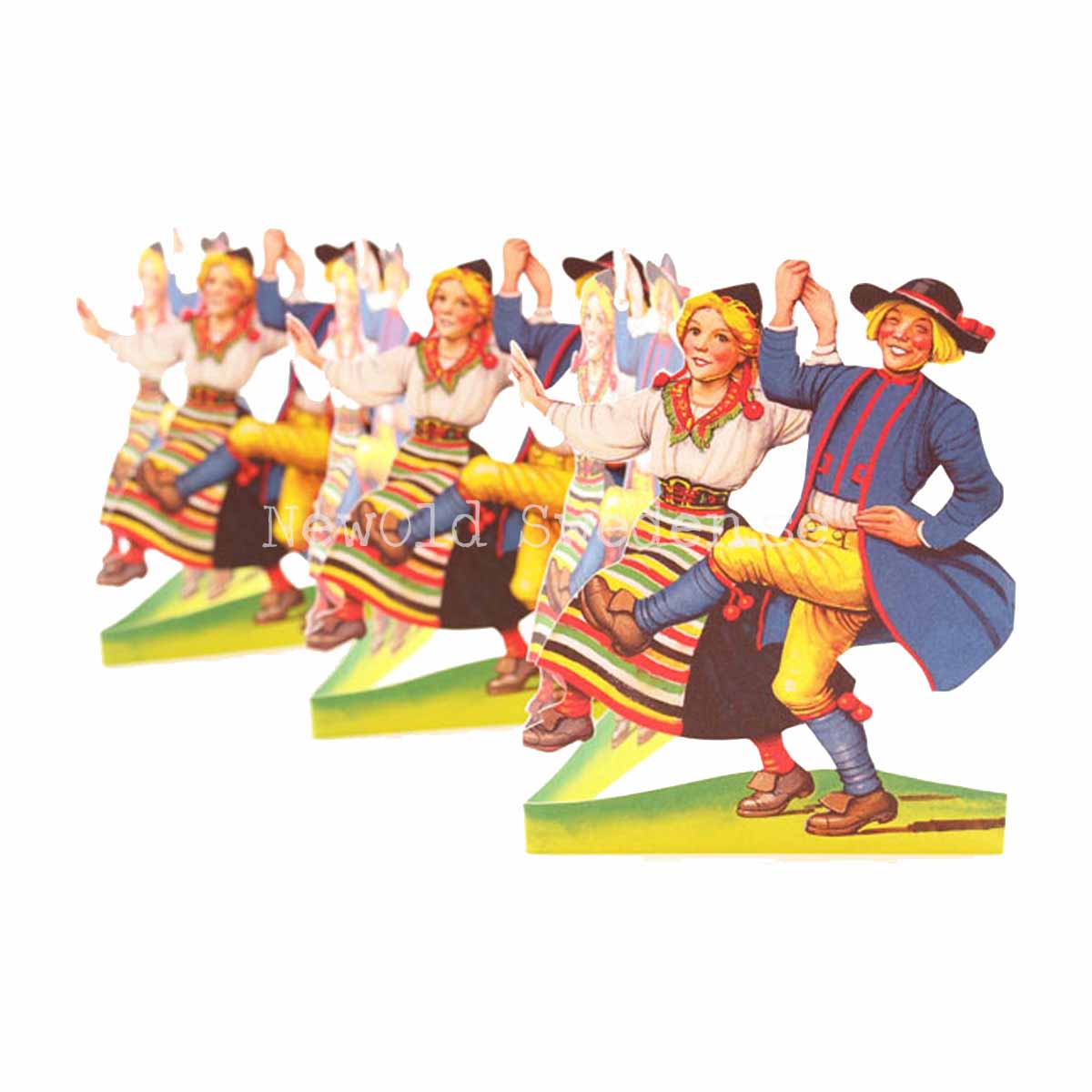 Pappersrader Dalarna Fest och dans - 60 x 12.5 cm - R10 - 4