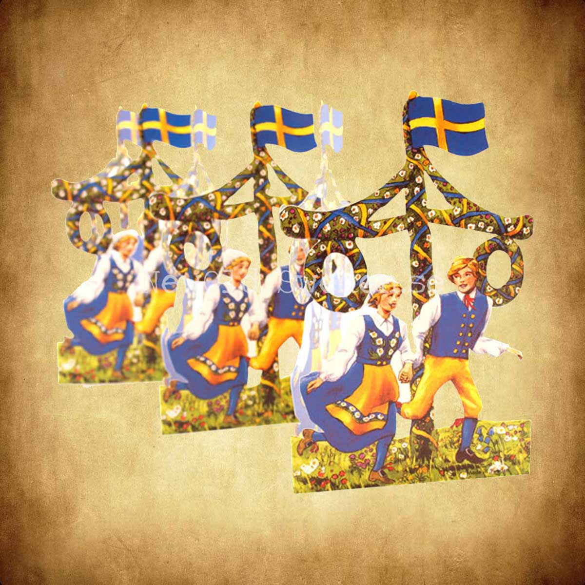 Pappersrad Midsommar 16 x 60 cm - R10 - 2