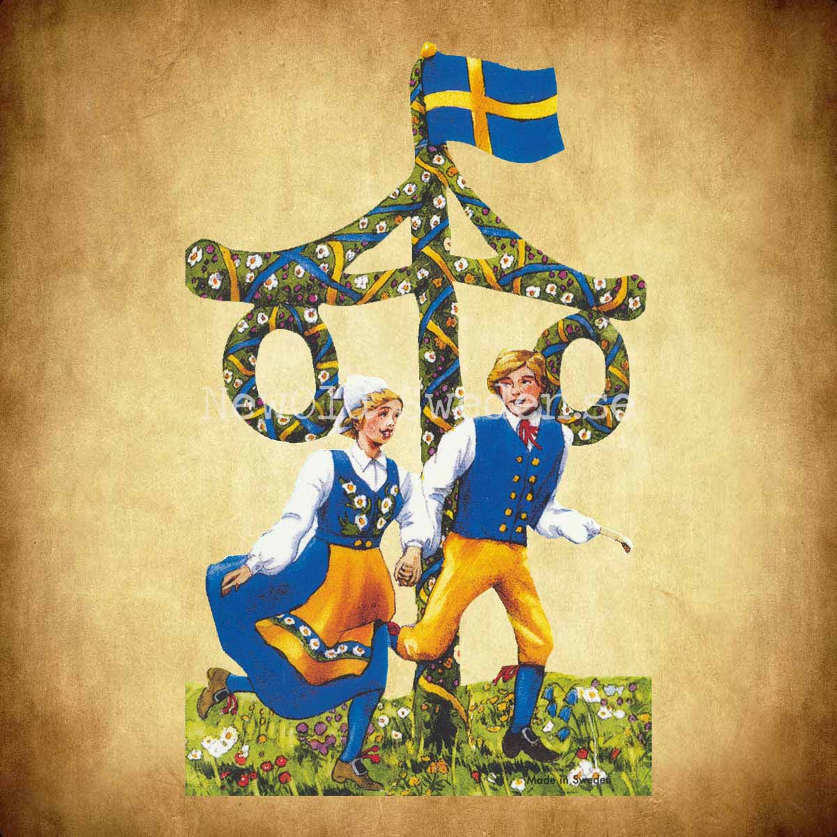 Pappersrad Midsommar 16 x 60 cm - R10