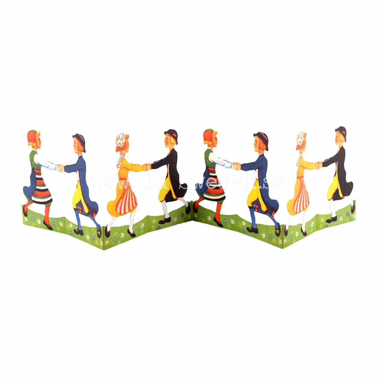 Pappersrad Fest och dans 12 x 58 cm - R10 - 6
