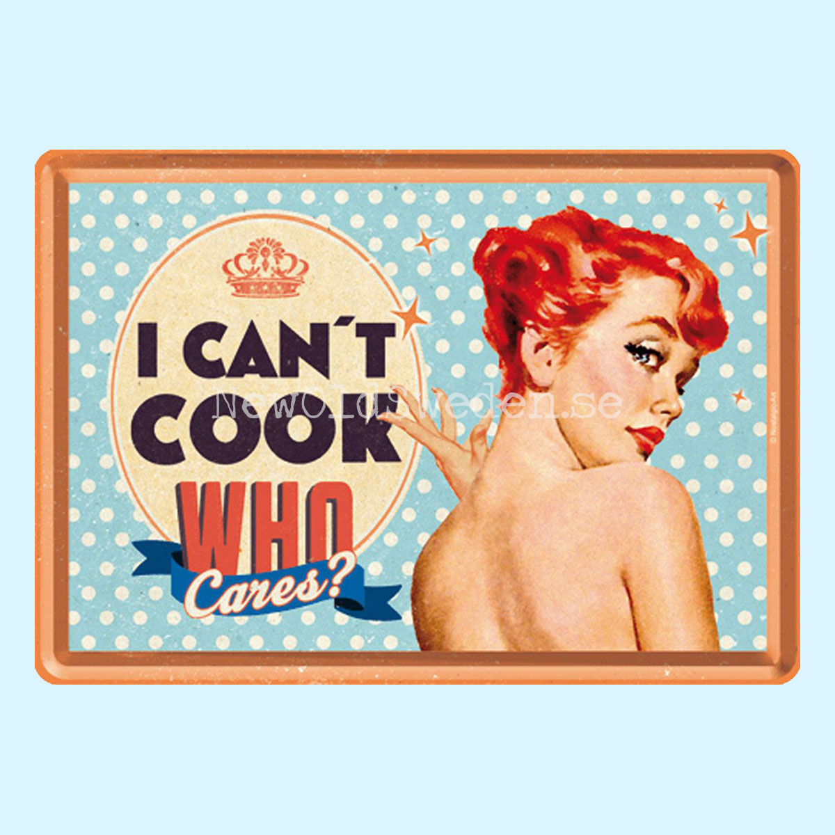 I CAN'T COOK 50´s - METAL CARD T3 - 4